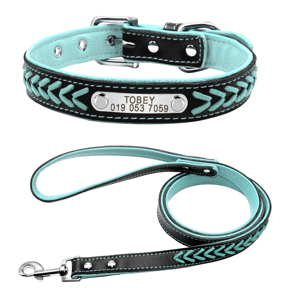 Collier pour Chien Personnalisé Modèle Tressé