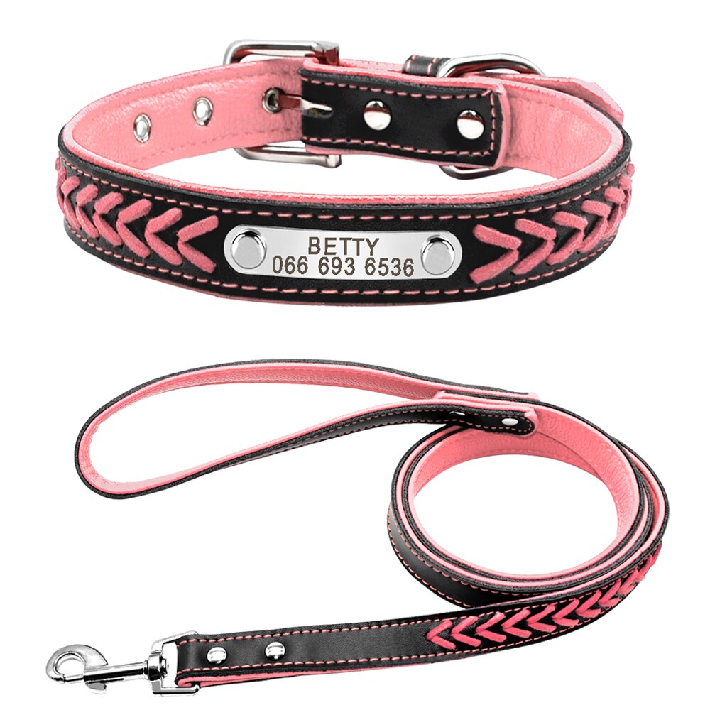 Collier pour Chien Personnalisé Modèle Tressé