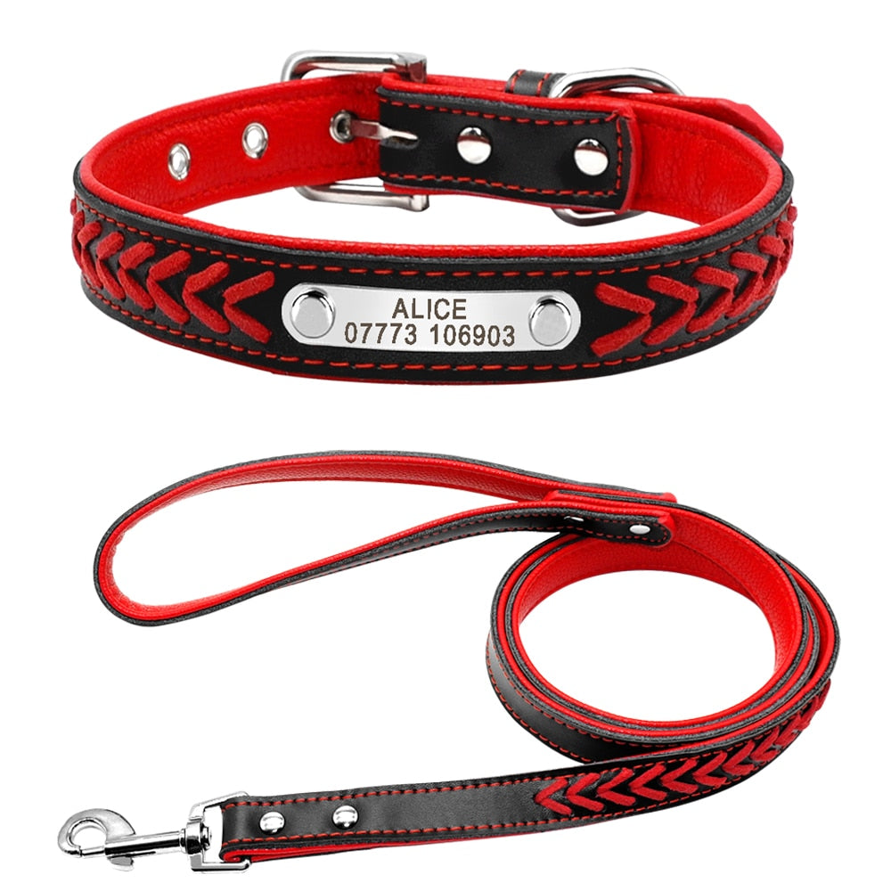 Collier pour Chien Personnalisé Modèle Tressé