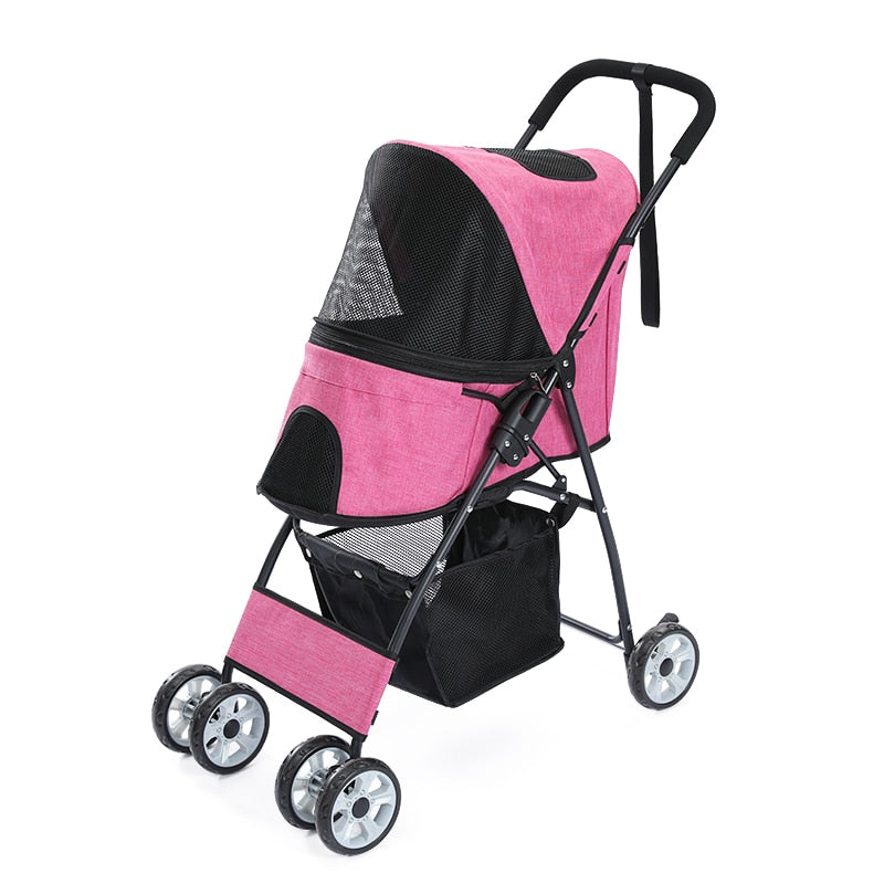 Poussette pour chien pliable et portable ultra-légère