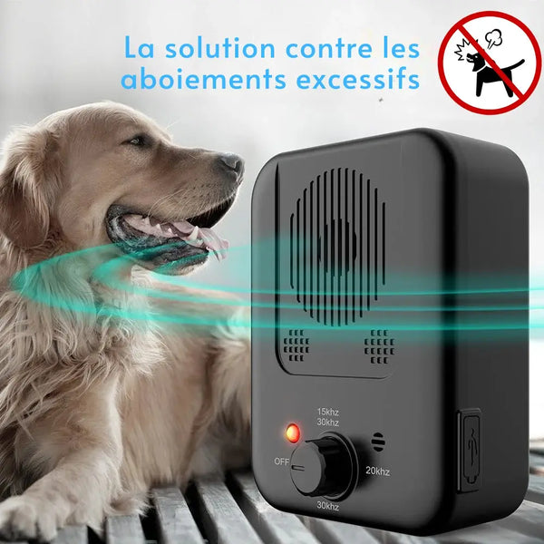 Anti-Aboiement Ultrason Pour Chien - Dispositif Portable Avec LED Et Sifflet - Pour Éduquer Les Chiens à L'Intérieur Et à L'Extérieur - 5